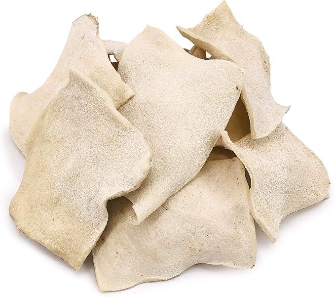 ValueBull USA Rawhide Chips, 25 Count - Natural & Safe, USA Beef Hide, Long Lasting, Chemical Free, No Artificial Flavors