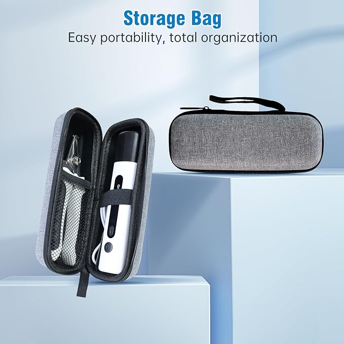 Dog Nail Grinder, 7-Speed Quiet Electric Dog Nail Trimmers, Dog Nail Clippers with Sponge Dust Collection & File for Small Medium Large Dogs, Rechargeable Pet Paw Grooming Supplies Kit