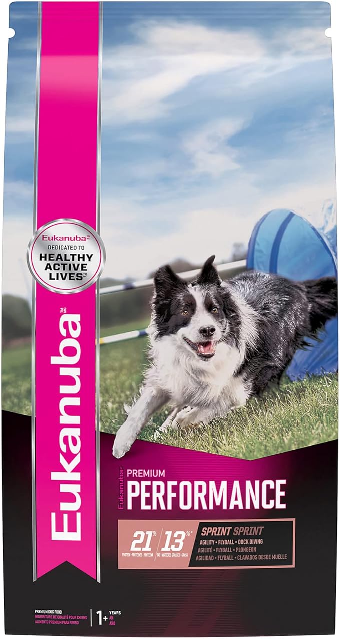 Eukanuba Adult Premium Performance 21/13 Sprint Dry Dog Food, 4.5 lb Bag