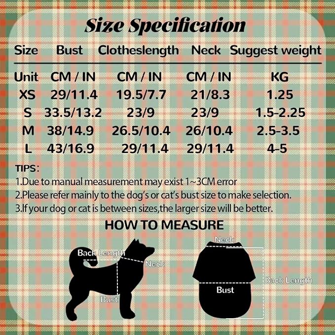 MengYu Princess Dresses for Small Dog Lolita Clothes for Cat Velvet Costume Pretty Lace Outfits Fall Costumes (Red&Green, L)