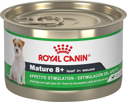 Royal Canin Canine Health Nutrition Mature 8+ Loaf in Sauce Dog Food, 5.2 oz (Pack of 24)