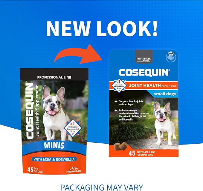 Nutramax Laboratories Cosequin Plus MSM & Boswellia Mini Sized Soft Chews