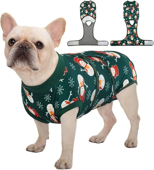 Kuoser Dog Surgery Recovery Suit, Doggie Surgical Bodysuit for Female Male Dogs, Pet Anti Licking Shirt for Spay Neuter Dog Cone Alternative