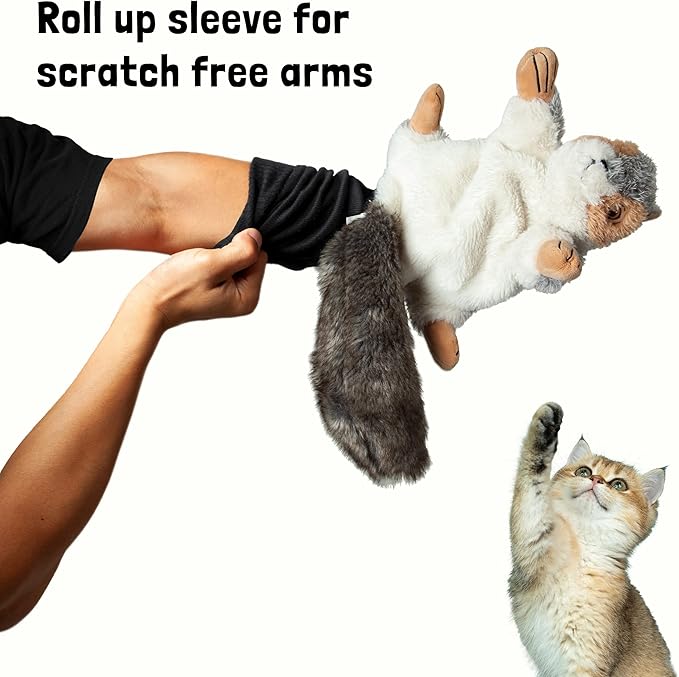 Pupr Pals Dog & Cat Toy Puppet with Tough Padding for Safe Interactive Play, Protection to Stop Puppy Kitten Biting Hands; for Boredom-Busting Training and Exercise