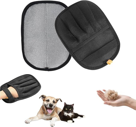 Pet Hair Removal Glove with Electrostatic Technology, Pet Hair Gloves for Dogs and Cats, Washable Pet Hair Remover Tool for Sofas, Carpets, Car Seats and Bedding