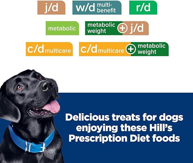 Hill's Prescription Diet Metabolic Weight Management Dog Treats, Veterinary Diet, 12 oz. Bag