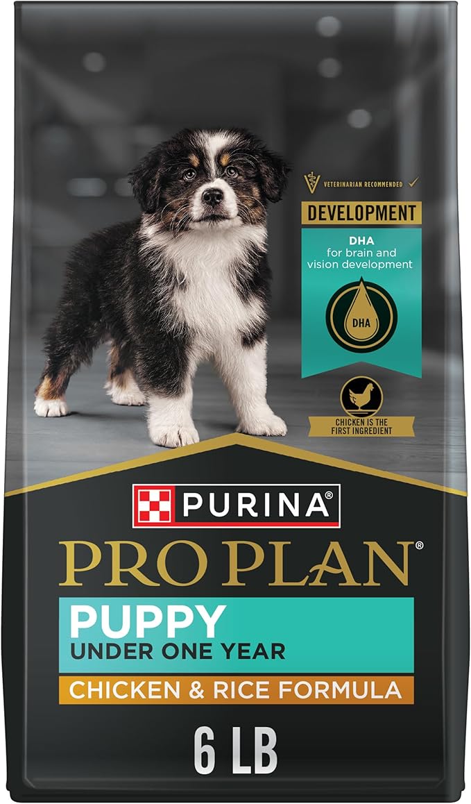 Purina Pro Plan High Protein Dry Puppy Food, Chicken and Rice Formula - 6 lb. Bag