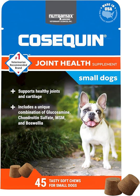 Nutramax Laboratories Cosequin Plus MSM & Boswellia Mini Sized Soft Chews