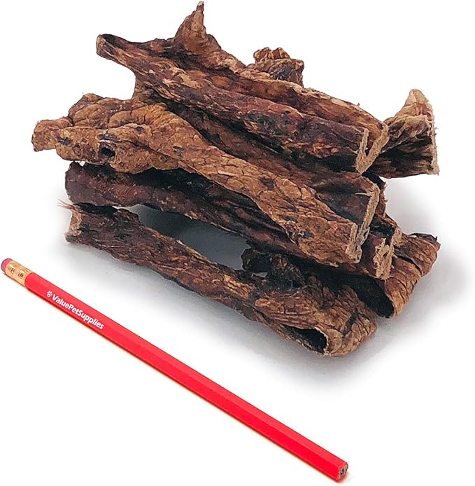 ValueBull Lamb Lung Sticks, Premium 40 Pounds Bulk Pack - All Natural Dog Chews, Grass-Fed, Single Ingredient