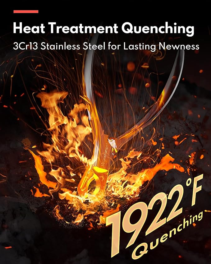 Homerunpet Cat Nail Clippers, Martensite Steel Professional Pet Nail Clippers with Razor Sharp Blade for Cats and Puppies, Non-Slip Handles, Safe, Durable Pet Claw Clipper for at Home Grooming