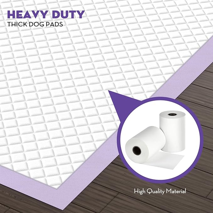 CROCI Dog Pads Extra Large 28x44in, Puppy Pads with Adhesive Tabs Super Absorbent Up to 12 Cups, Disposable (30 Counts)