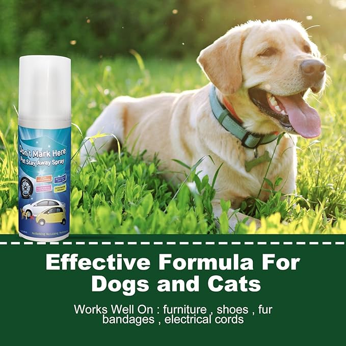 No Chew Spray for Dogs, 2025 Upgrade Spray for Dogs to Stop Chewing, Stop Dog Chewing Spray - Non-Toxic Bitter Deterrent Kit for Chewers, Anti Bite Training Aid (2x100ml) - Blue