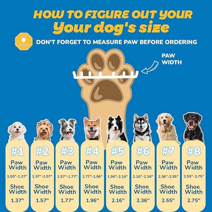 Dog Shoes for Small Dogs, Dog Boots & Paw Protectors for Hardwood Floors, Outdoor Dog Booties for Hot Pavement Winter Snow Hiking, Breathable Dog Shoes with Reflective Strips Size 2