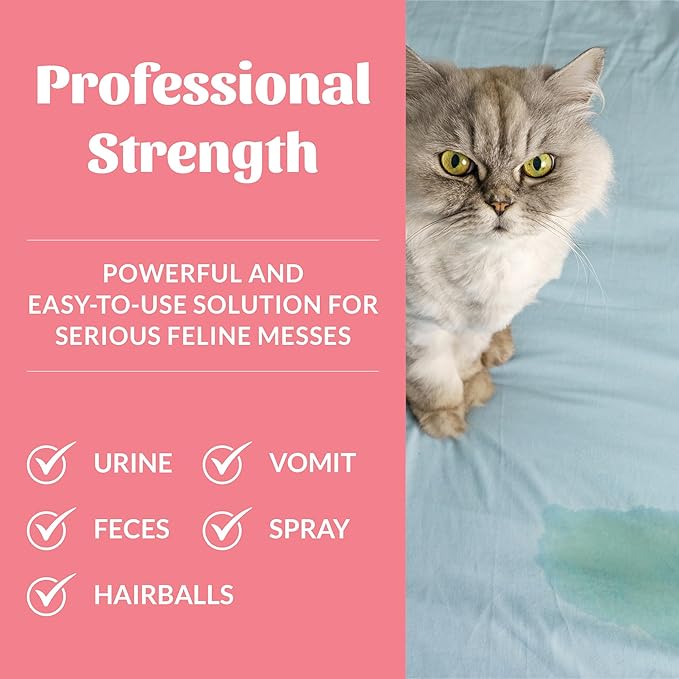 Skout's Honor Cat Urine & Odor Destroyer - Professional Strength, Plant-Powered, Cruelty-Free Urine Eliminator for Carpets and Indoor Living Spaces, 128 oz.
