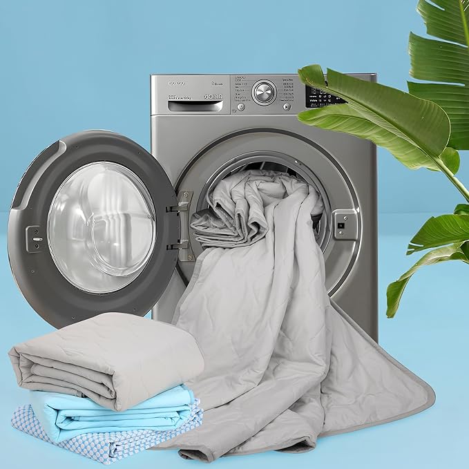 Cooling Blanket for Dogs - Q-MAX>0.4 Waterproof Pet Throw Blanket Bed Cover, Non-Slip Dog Blankets for Couch Protector, Washable Furniture Cover for Summer, Gray,60x80