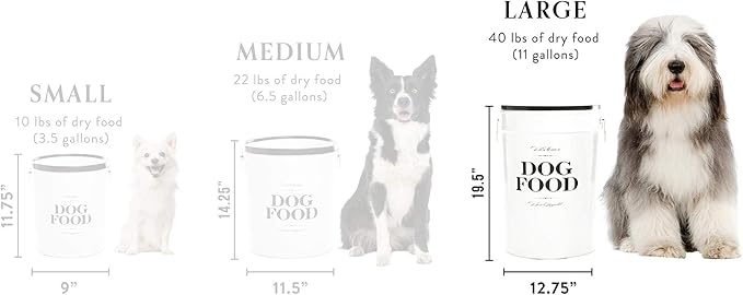 Harry Barker Pet Food Storage Collection, Bon Chien Food Storage - Large