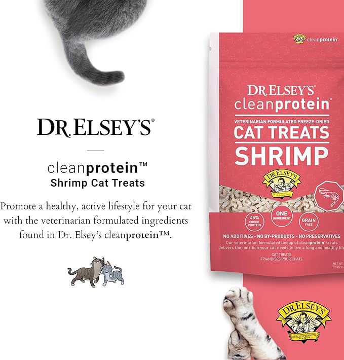 Dr. Elsey's Freeze-Dried Shrimp Cat Treats 0.5 oz. (Pack of 2)