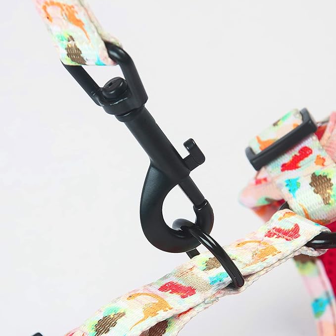 Dog Harness and Leash Set, Adjustable Dog Harness, Dog Leash, No Pull No Choke Puppy Harnesses for Walking Training for Small Medium Pet