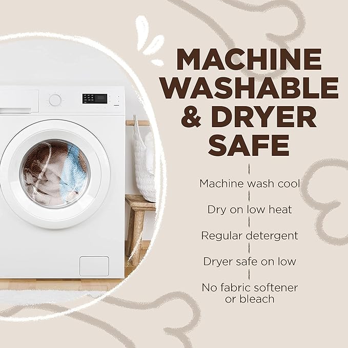 Soggy Doggy Slopmat - Water Absorbing Door Mat for Food and Water - Microfiber Chenille Rug for Muddy Paws and Messy Eaters - Machine Washable (Dark Chocolate/Oatmeal Bone, 18” x 24″)