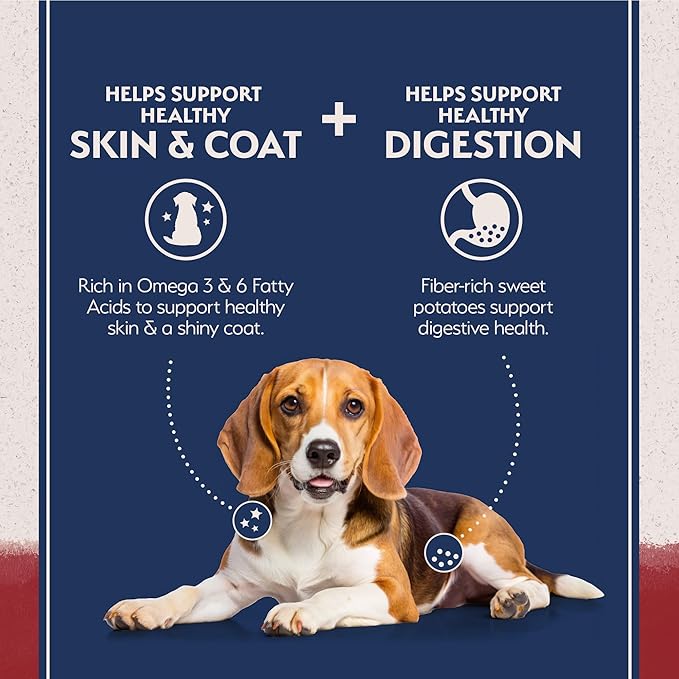 Natural Balance Limited Ingredient Adult Grain-Free Dry Dog Food, Reserve Sweet Potato & Bison Recipe, 22 Pound (Pack of 1)