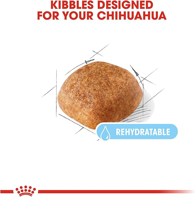 Royal Canin Chihuahua Adult 8+ Breed Specific Dry Dog Food for Senior Dogs, 2.5 lb. bag