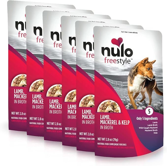 Nulo Freestyle Puppy & Dog Wet Dog Food Topper, Premium All Natural Grain-Free, Real Meat Dog Food Topper with High Animal-Based Protein and Only 5 or Less Ingredients with No Additives
