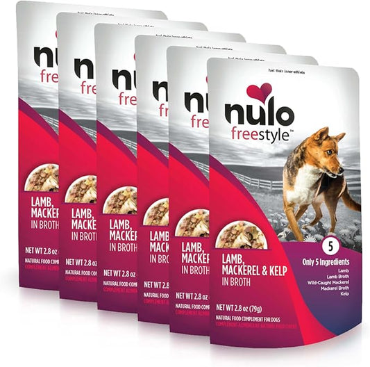 Nulo Freestyle Puppy & Dog Wet Dog Food Topper, Premium All Natural Grain-Free, Real Meat Dog Food Topper with High Animal-Based Protein and Only 5 or Less Ingredients with No Additives