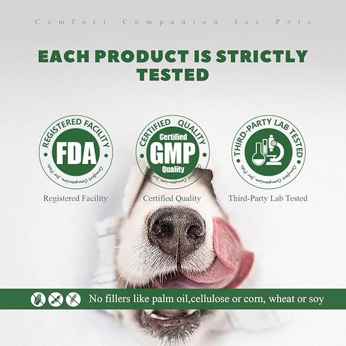 Dog Dental Care Powder - 300g Teeth Cleaning Powder for Dogs with Probiotic, Plaque & Tartar Control with Natural Enzymes, Fresh Breath for Small Medium Large Dogs