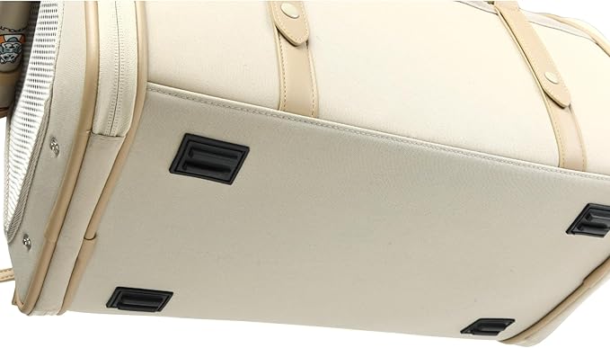 Cat Soft-Sided Carrier, Airlien Compliant, with Ventilation, for Pets Upto 16 lbs (Beige Sand)