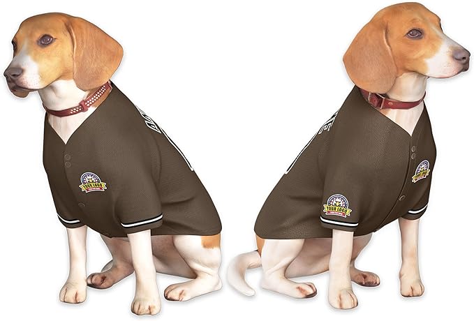 Custom Dog Baseball Jersey with Name Number Logo for Small Pet Dogs-Personalized Dog Shirts