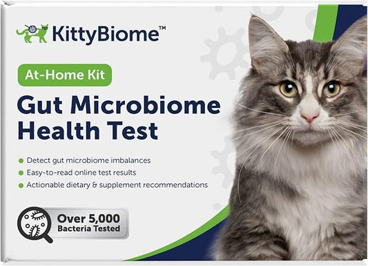 Cat Probiotics Test Kit - Gut Microbiome Health Test - KittyBiome (Cats Outside The US)