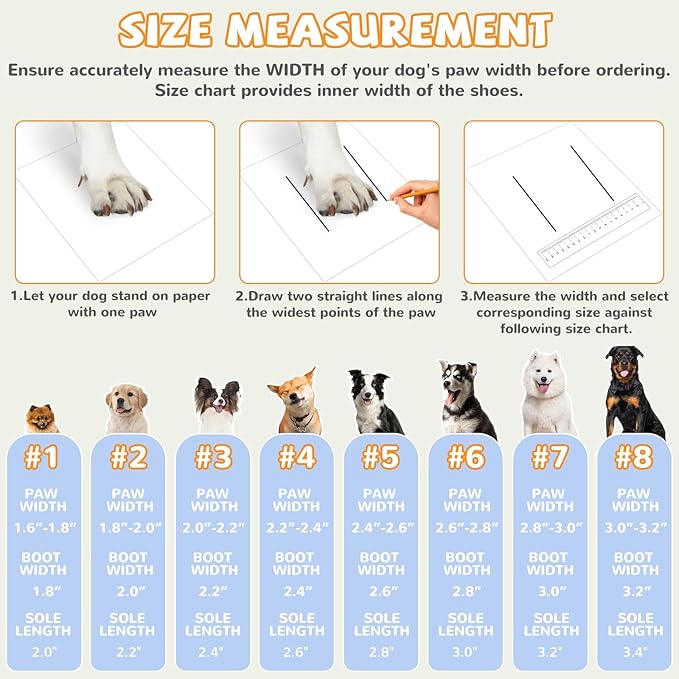 Dog Shoes for Hot Pavement,Dog Boots & Paw Protectors for Large Medium Size Dogs to Prevent Licking,Dog Booties with Reflective for Outdoor,Hiking,Hardwood Floors,Winter Snow(Black Yellow, Size8)