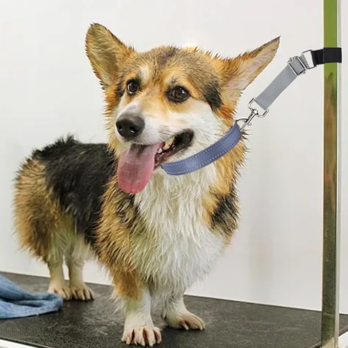 Pet Dog Grooming Arm Accessories - Dogs Loop Pets Grooming Loops Extension Straps 2 PCS Adjustable Secure and Stable Loop Extender Bathing Restraint Leashes for Small Medium & Large Dog