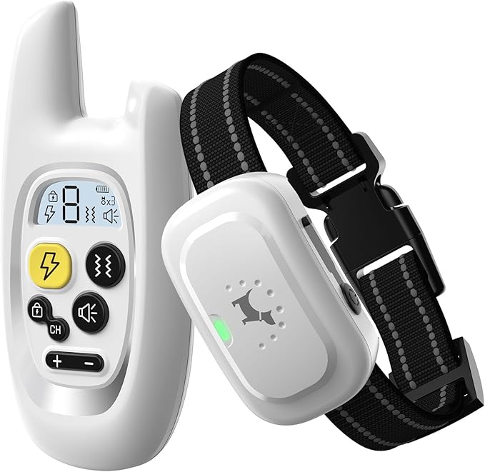 Dog Shock Collar with Remote - [2025 Newly Upgraded] Dog Training Collar for Small Medium Large Dogs, Rechargeable E Collars for Dogs Training, Waterproof Electric Collar with Shock-Lock