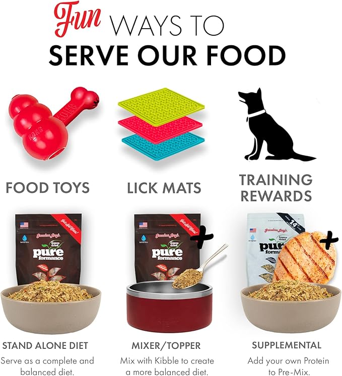 GRANDMA LUCY'S 844215 Pureformance Grain Free Rabbit Food for Dogs, 3-Pound