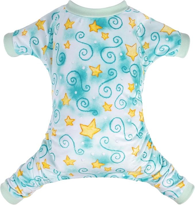 CuteBone Small Dogs Outfit Soft Puppy Onesies Pjs Dog Pajamas Pet Coat Cat Apparel Comfy Doggie Jumpsuit Bodysuit for All Seasons P279L