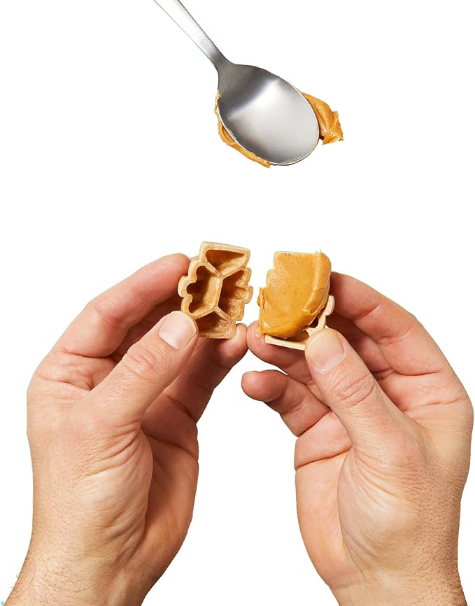 Hive Treats for Dogs — Healthy, Non-GMO Project Verified, Natural Peanut Butter Flavored, Natural, Vegetarian Chews, Made in The USA (Hive Chews, Small Breeds)