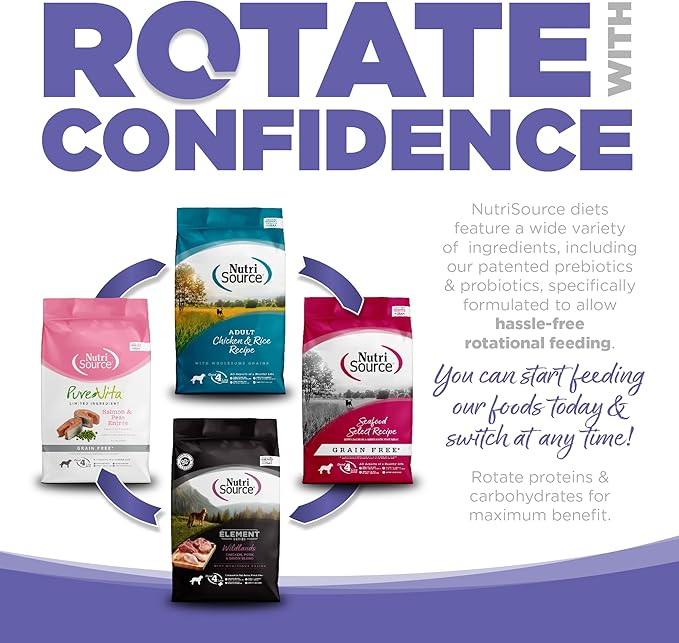 NutriSource Puppy Food for Small and Medium Breeds, Chicken Meal and Rice, 4LB