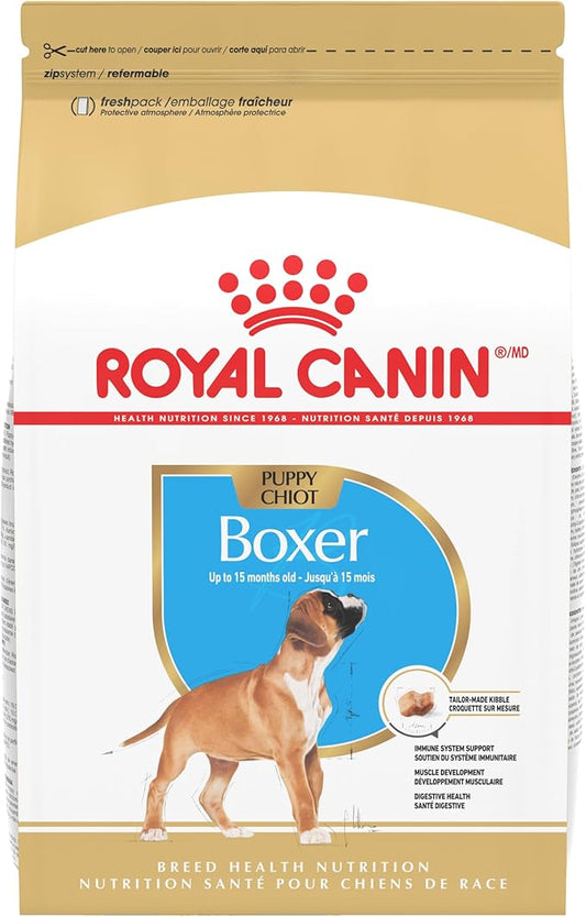 Royal Canin Breed Health Nutrition Boxer Puppy Dry Dog Food, 30 lb Bag