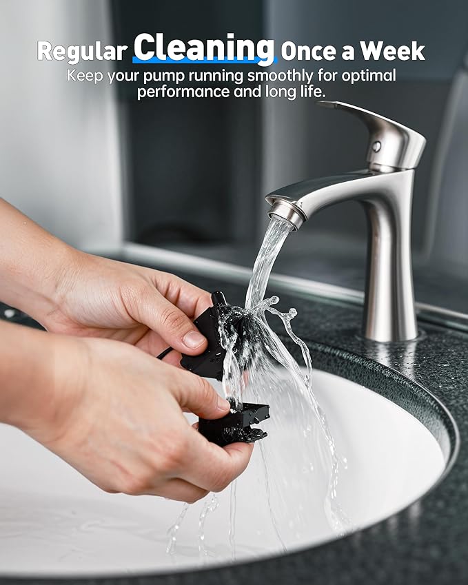 Replacement Dog Water Fountain Pump for lesotc Stainless Steel Pet Fountains, Quiet Cat Water Bowl Dispenser Pump with LED Low Water Shut Off, Fits 3 Gallon Large Dog Models D2223 D2322 D2341 D2419