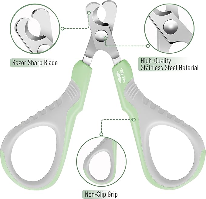 Mr. Pen- Cat Nail Clipper, Pastel Green, Cat Nail Trimmer, Cat Nail Clippers, Cat Claw Clippers, Cat Clippers for Nails, Pet Nail Clippers, Kitten Nail Clipper, Small Dog Nail Clipper Cat Claw Trimmer