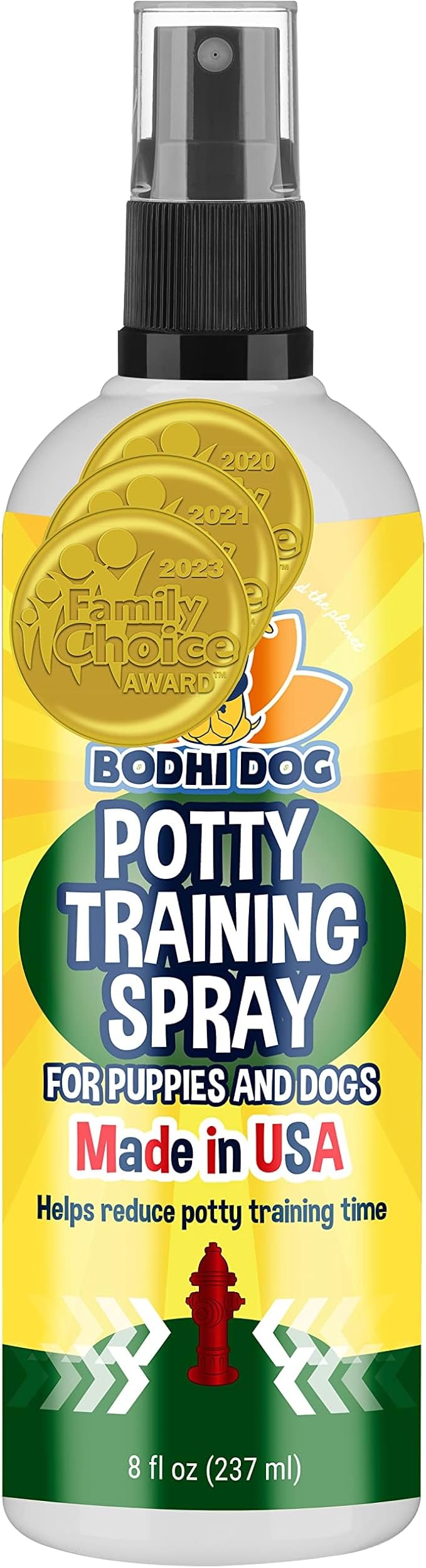 Bodhi Dog Potty Training Spray - Puppy & Dog Training Aid for Indoor & Outdoor Attractant Spray Use - Encourages Proper Dog Pee Here Habits - Safe for Pets & Home - Made in The USA (8 Fl Oz)