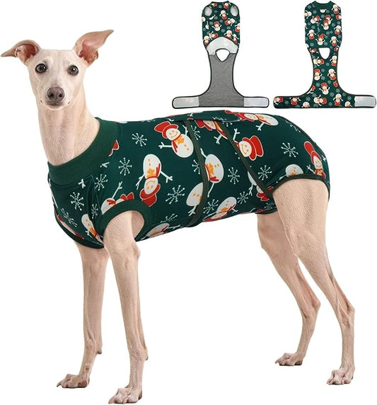 Kuoser Dog Surgery Recovery Suit, Doggie Surgical Bodysuit for Female Male Dogs, Pet Anti Licking Shirt for Spay Neuter Dog Cone Alternative