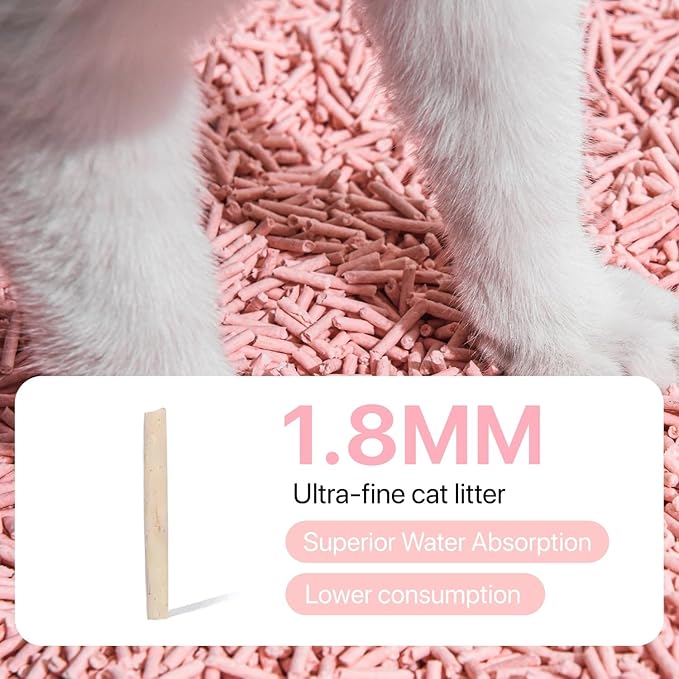 Michu Tofu Cat Litter Gen3 – 100% Natural & Biodegradable Clumping Formula, Fast-Clumping, Odor-Control, Flushable, Low-Tracking, Dust-Free – Value Box, 2 Boxes=22 lb, Original