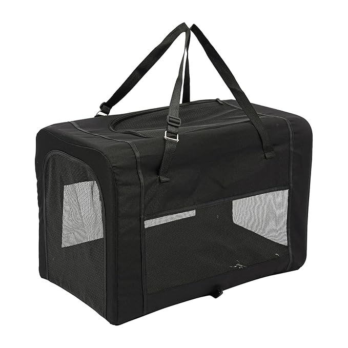 Double Pet Stroller for Small and Medium Dogs with Detachable Carrier,Cat Carriers for 2 Cats with 4 Lockable Heels,Multifunctional Pet Carrier,Black