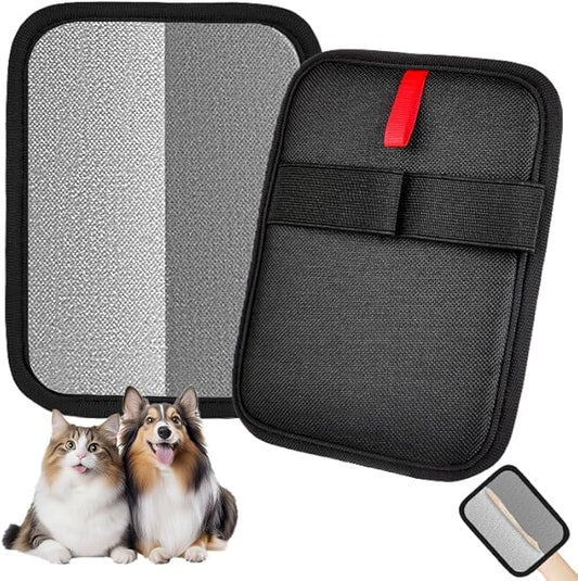 2Pcs Pet Hair Remover, electrostatic pet Hair Removal Gloves, cat and Dog pet Hair Removal Tools, Suitable for Bed Sheets, Blankets, Clothes, Sofas, Multi-Functional Beauty Gloves