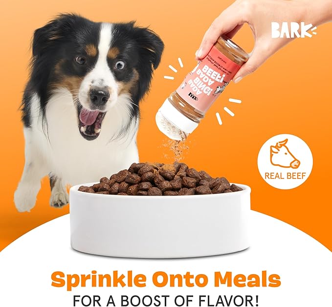Barkbox Bada Bing Beef Dry Dog Food, Toppers with High Protein and Limited Ingredients Meal Enhancer for Large & Small Breeds - 4.6 Oz
