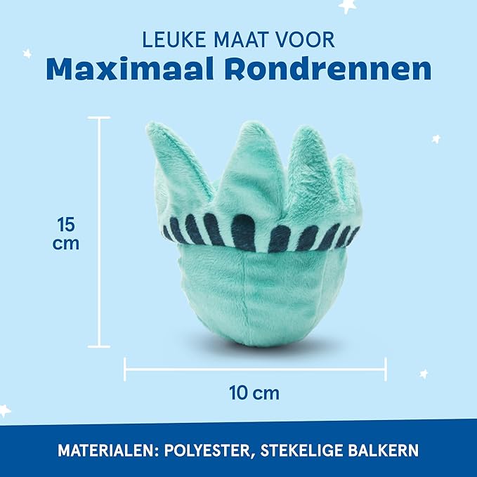 Barkbox Lady Liberty Ball 2-in-1 Dog Toy - Plush Squeaky Toy for Large Dogs | Large