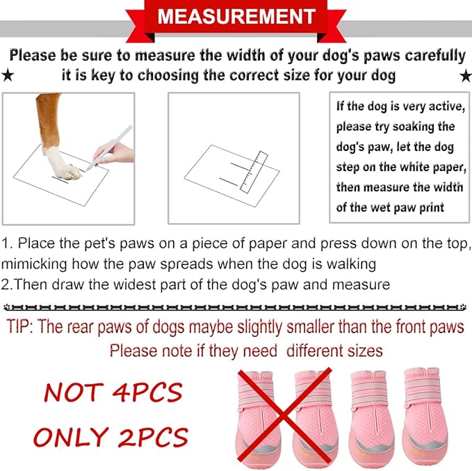 QUMY 2PCS Dog Boots for Large Dogs, Medium Dog Shoes & Paw Protectors for Hot Pavement, Summer Heat Protection, Mesh Breathable Nonslip Dog Booties for Hardfloors, Walking Running Hiking Pink Size 3