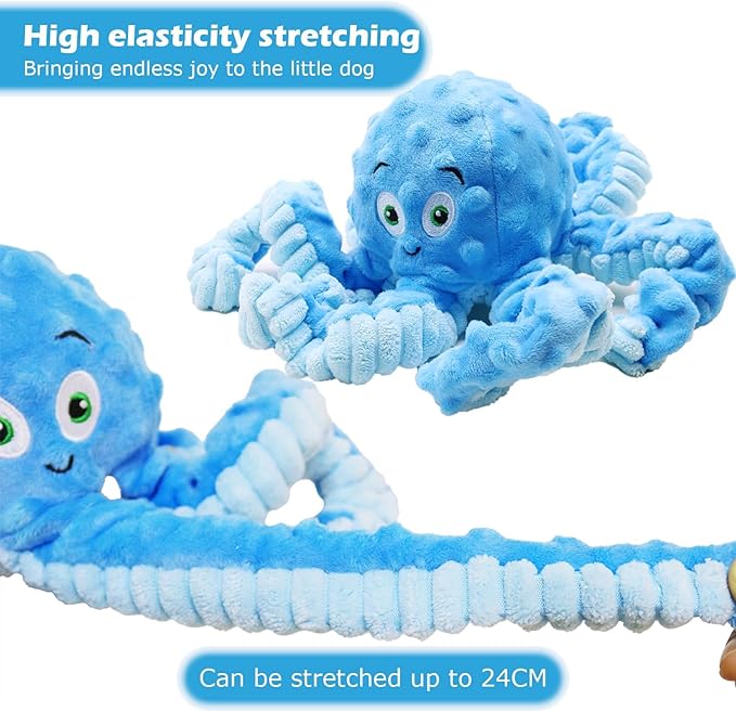 Squeaky Dog Toys for Large Dogs Plush Dog Toys with Soft Fabric - Pet Toys for Small, Large Dogs